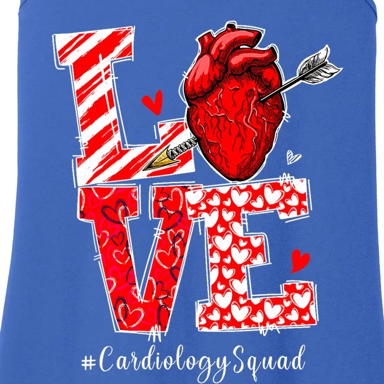 Love Cardiology Cardiologist Cardiac Nurse Valentines Day Ladies Essential Tank