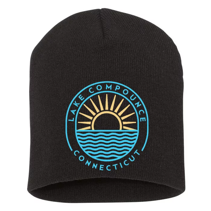 Lake Compounce Connecticut Outdoors Short Acrylic Beanie