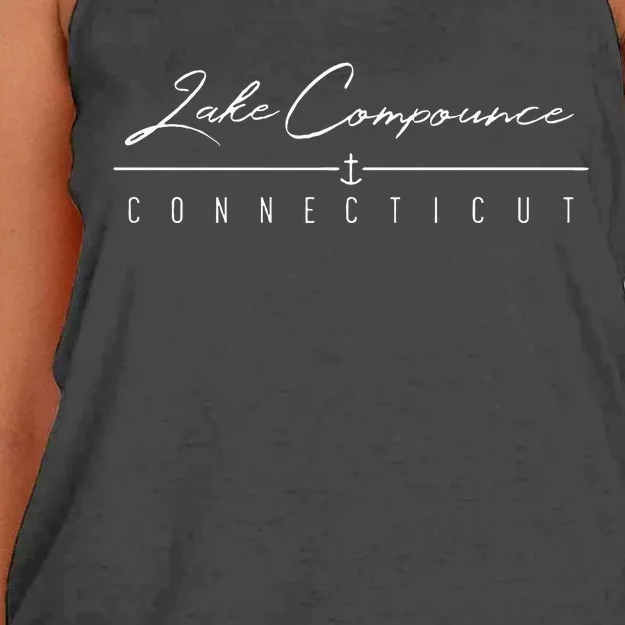 Lake Compounce CT Women's Knotted Racerback Tank