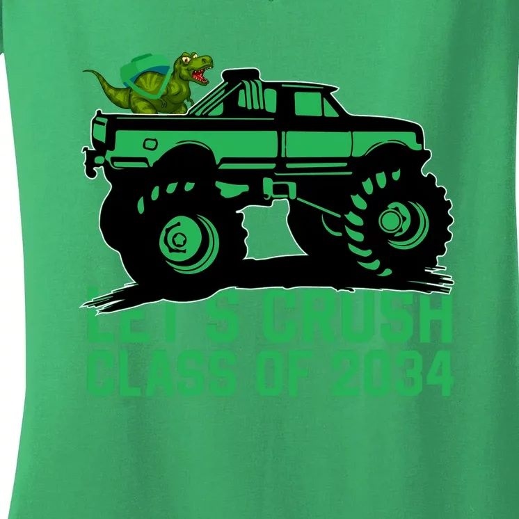 Lets Crush Class Of 2034 Women's V-Neck T-Shirt