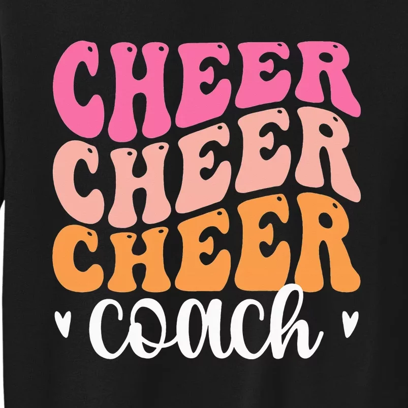 Leopard Cheer Coach Cheerleading Cheerleader Appreciation Sweatshirt