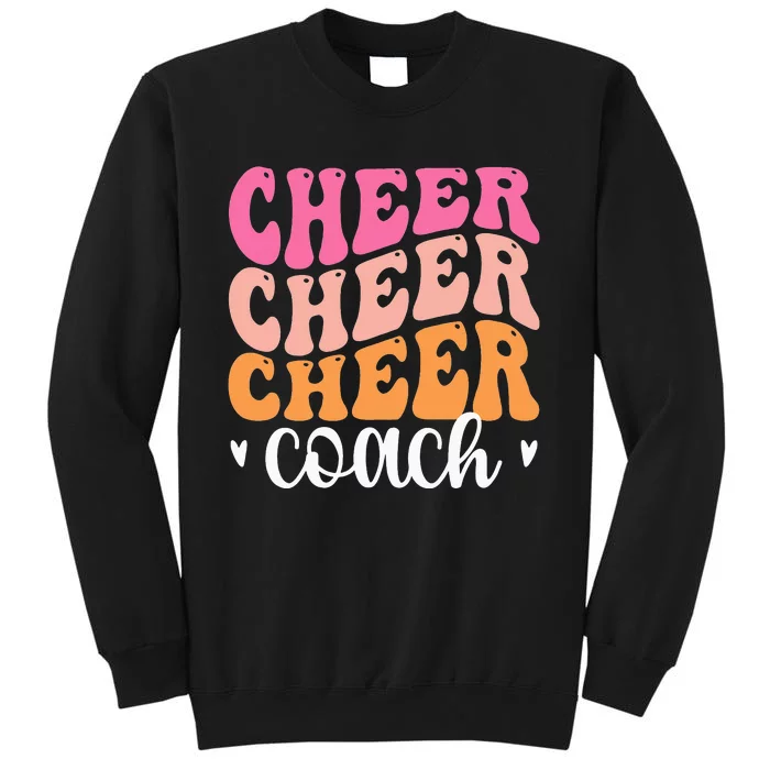 Leopard Cheer Coach Cheerleading Cheerleader Appreciation Sweatshirt