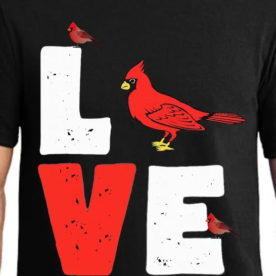 Love Cardinal Cardinal Lover Pajama Set