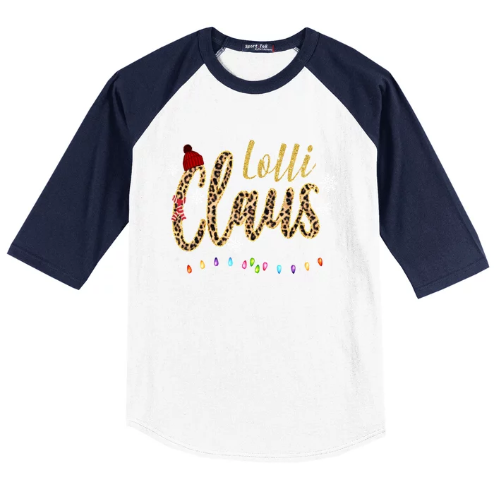 Lolli Claus Christmas Gift Baseball Sleeve Shirt