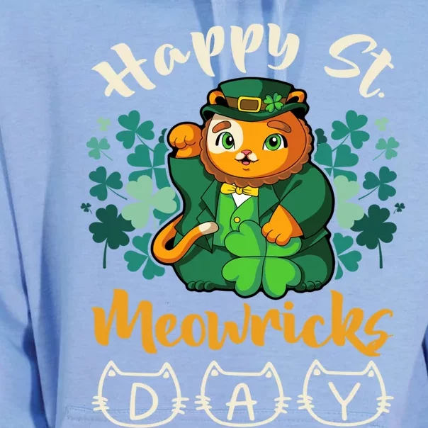 Leprechaun Cat Costume For St Patricks Day Gift Unisex Surf Hoodie