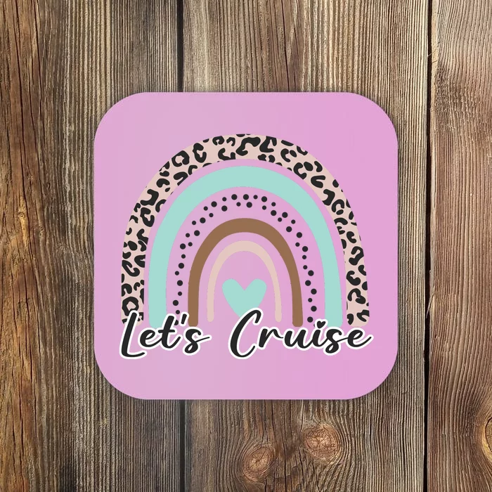 Let's Cruise Cool Summer Vacation Coaster