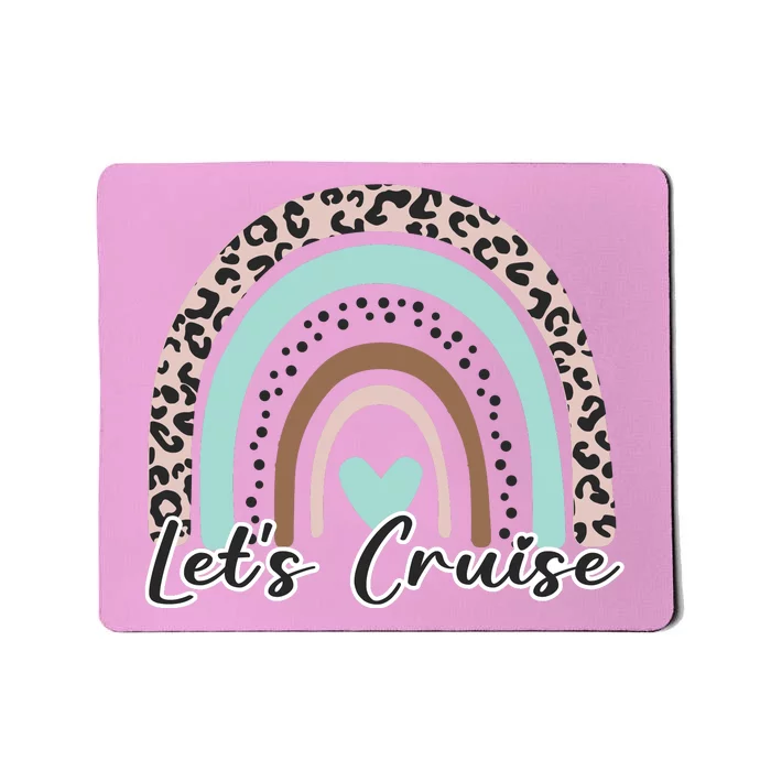 Let's Cruise Cool Summer Vacation Mousepad