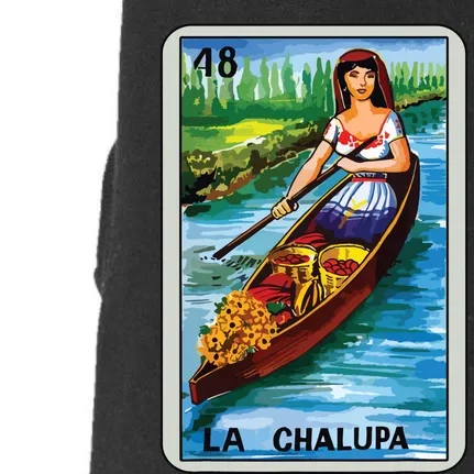 La Chalupa Card Mexican Lottery Card Doggie 3-End Fleece Hoodie