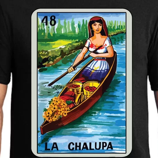 La Chalupa Card Mexican Lottery Card Pajama Set