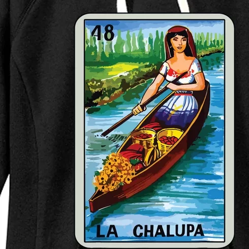 La Chalupa Card Mexican Lottery Card Women's Fleece Hoodie