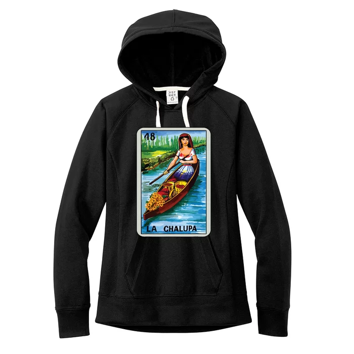 La Chalupa Card Mexican Lottery Card Women's Fleece Hoodie