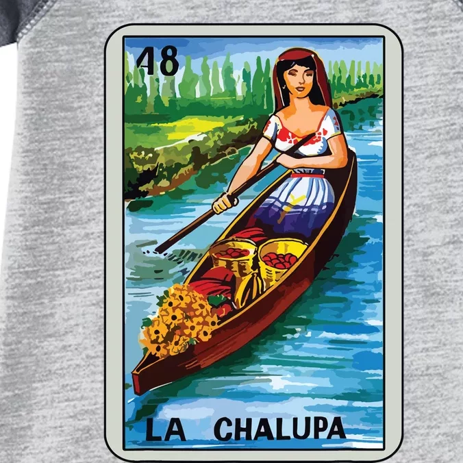 La Chalupa Card Mexican Lottery Card Infant Baby Jersey Bodysuit