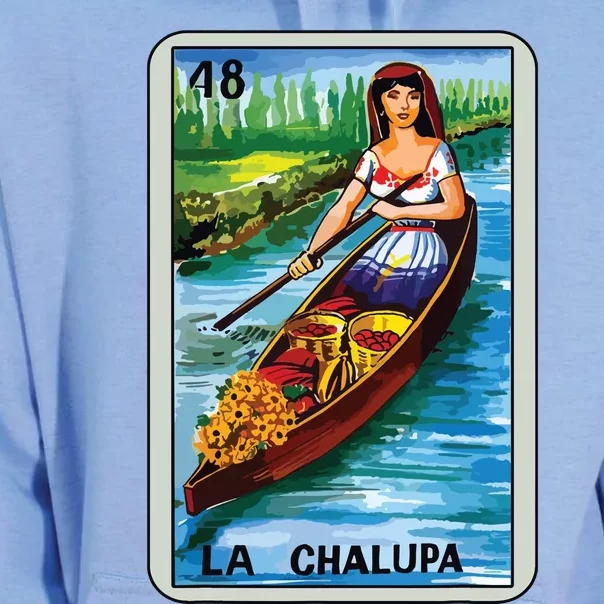 La Chalupa Card Mexican Lottery Card Unisex Surf Hoodie