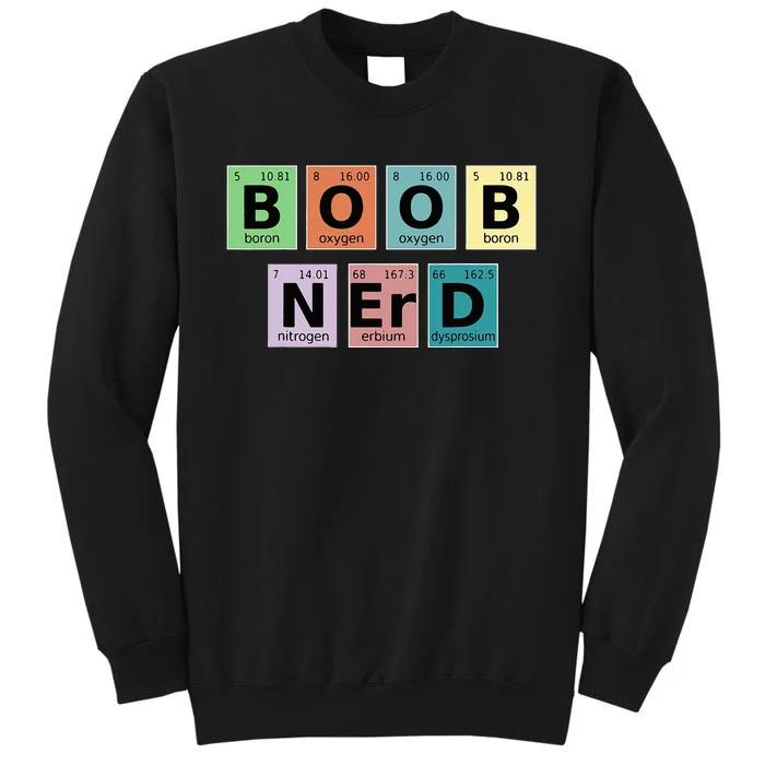 Lactation Consultant Counselor Boob Nerd Tall Sweatshirt