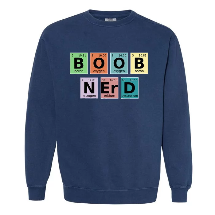 Lactation Consultant Counselor Boob Nerd Garment-Dyed Sweatshirt