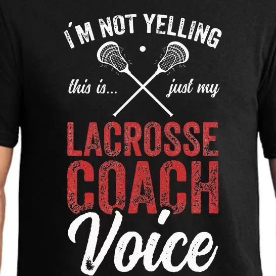 Lacrosse Coach Coaching Lacrosse Player Stick Quote Pajama Set