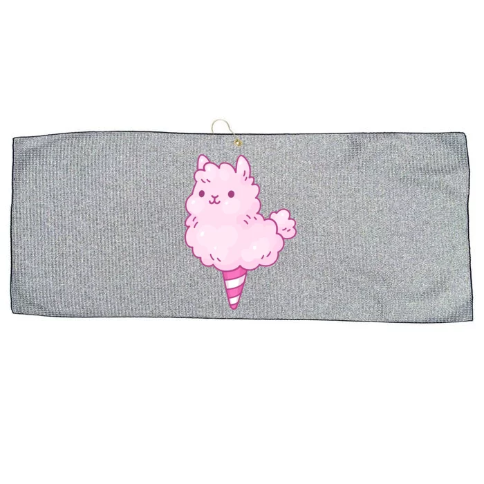 Llama Cotton Candy Large Microfiber Waffle Golf Towel