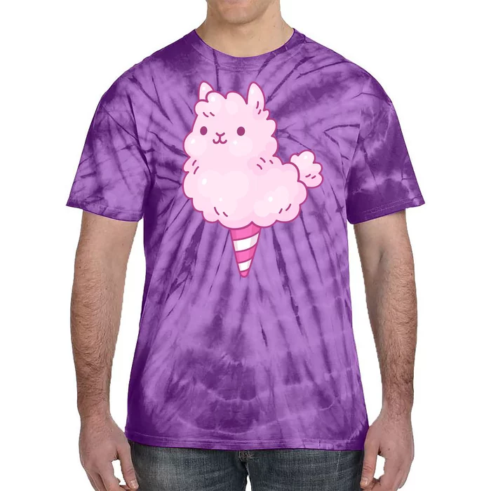 Llama Cotton Candy Tie-Dye T-Shirt