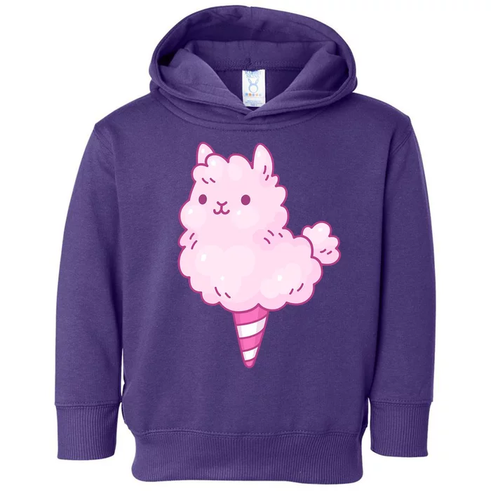 Llama Cotton Candy Toddler Hoodie