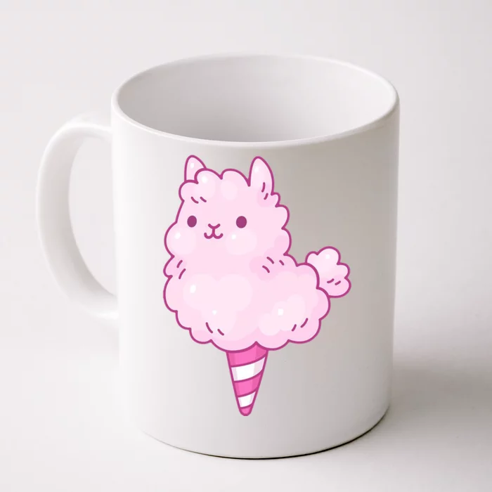 Llama Cotton Candy Front & Back Coffee Mug