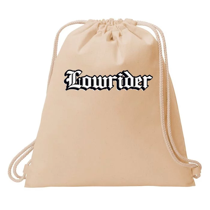 Lowrider Chicano Culture Mexican California Cholo Drawstring Bag