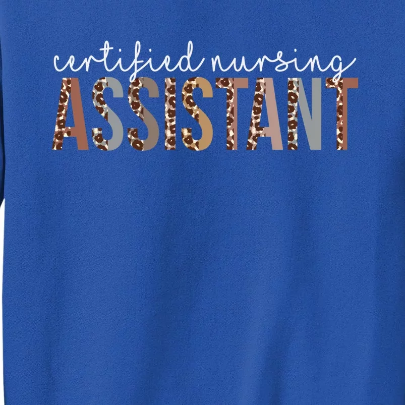 Leopard Cna Certified Nursing Assistant Healthcare Workers Gift Sweatshirt