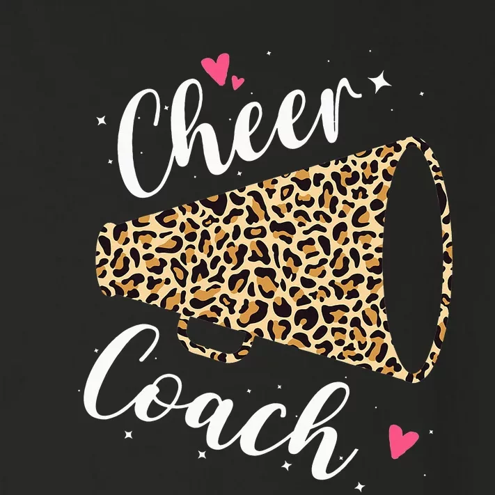 Leopard Cheer Coach Cheerleading Cheerleader Appreciation Toddler Long Sleeve Shirt