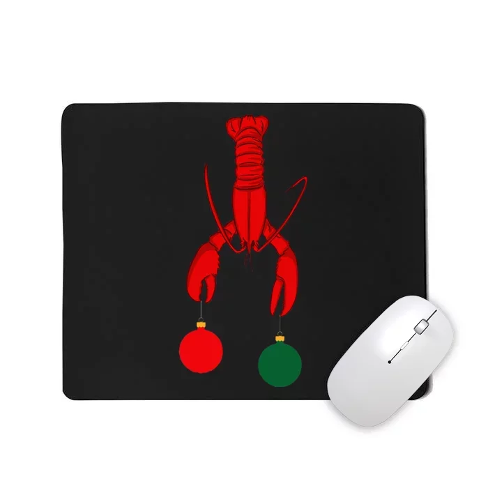 Louisiana Crawfish Cajun Christmas Mousepad