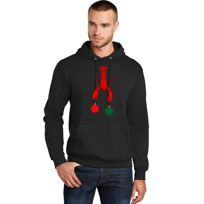 Louisiana Crawfish Cajun Christmas Tall Hoodie