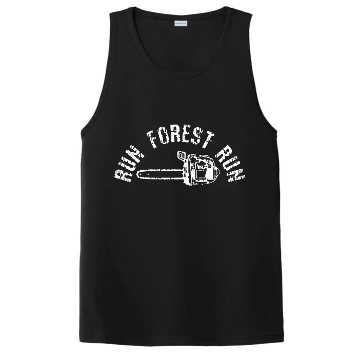 LumberJack Chainsaw Chop Wood Gift Performance Tank