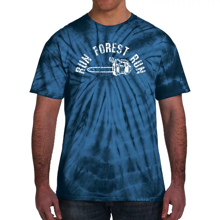 LumberJack Chainsaw Chop Wood Gift Tie-Dye T-Shirt