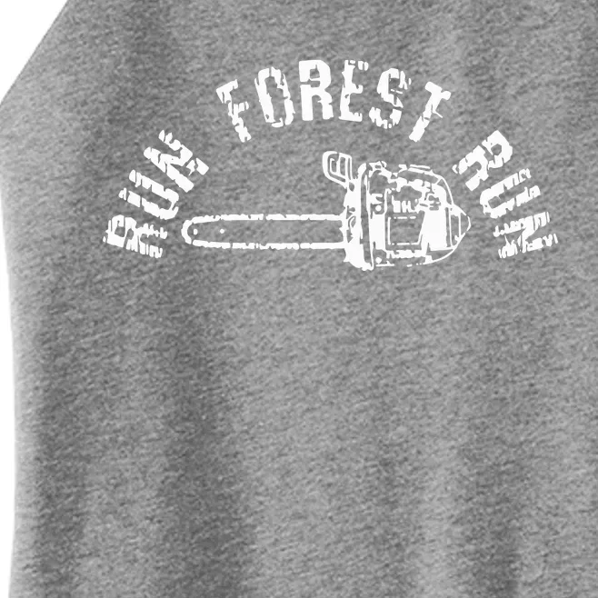 LumberJack Chainsaw Chop Wood Gift Women’s Perfect Tri Rocker Tank