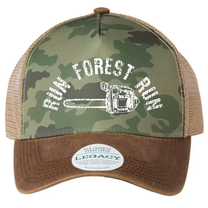 Lumberjack Chainsaw Chop Wood Legacy Tie Dye Trucker Hat