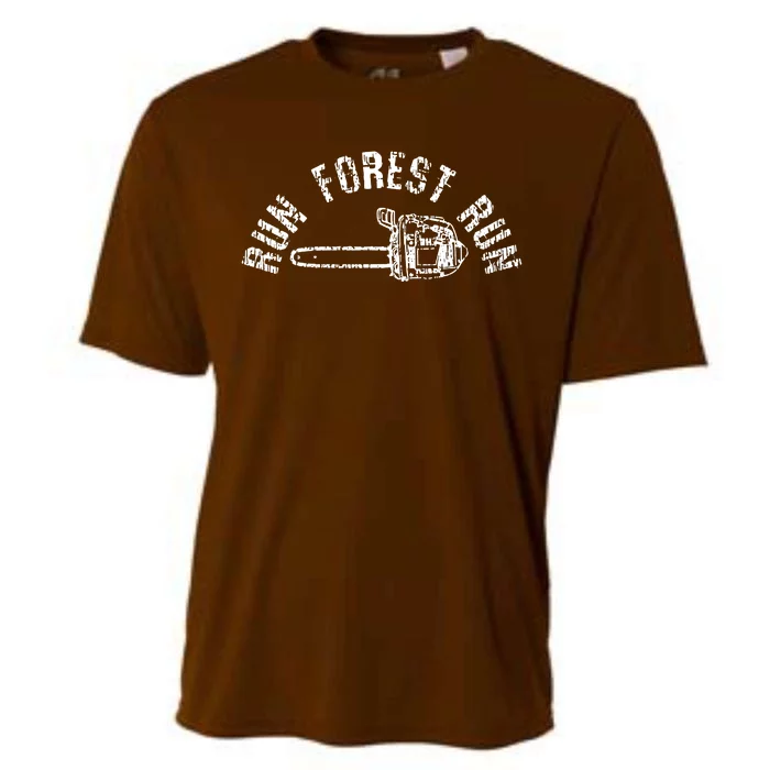 Lumberjack Chainsaw Chop Wood Cooling Performance Crew T-Shirt