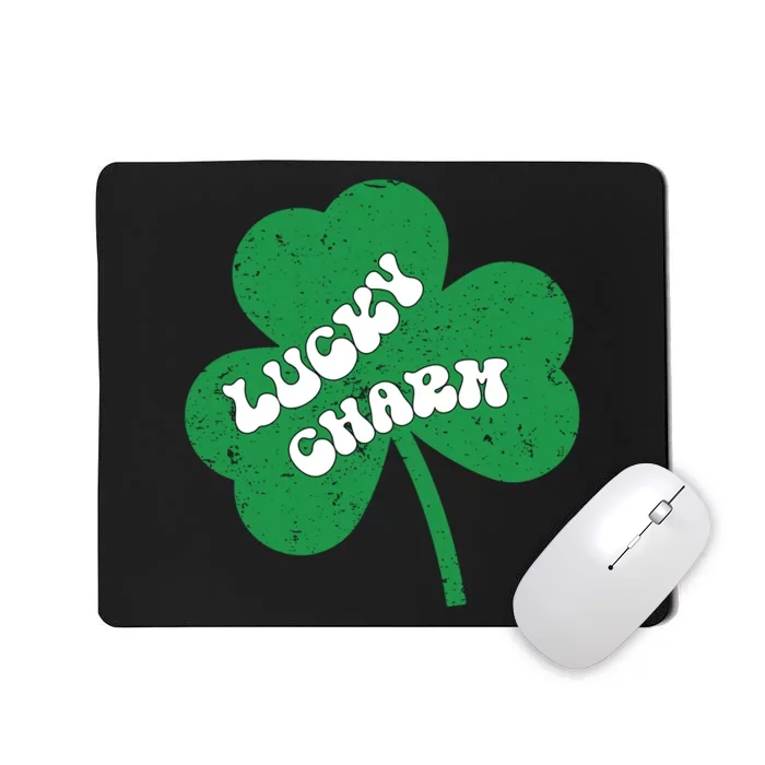 Lucky Clover Distressed Mousepad