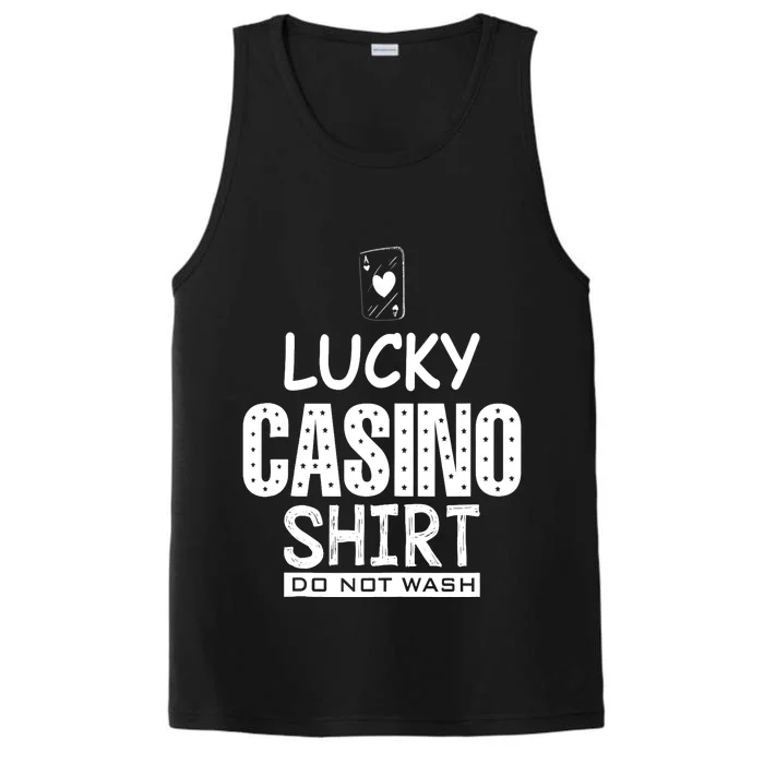 Lucky Casino Do Not Wash Poker Casino Gambling Performance Tank