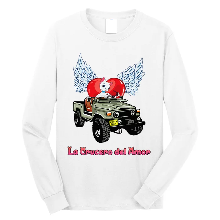 La Crucero Del Amor Costa Rica Kitten Cat Pretty Cruiser Long Sleeve Shirt