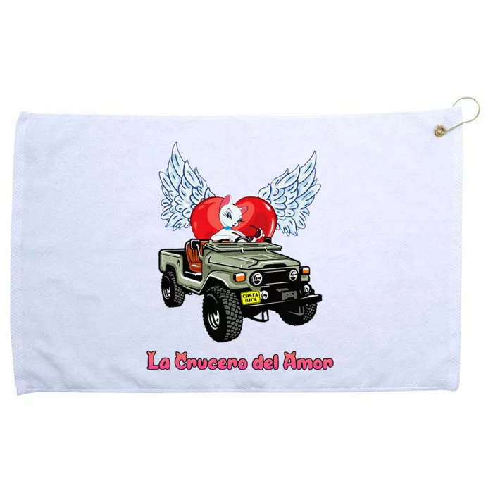 La Crucero Del Amor Costa Rica Kitten Cat Pretty Cruiser Grommeted Golf Towel