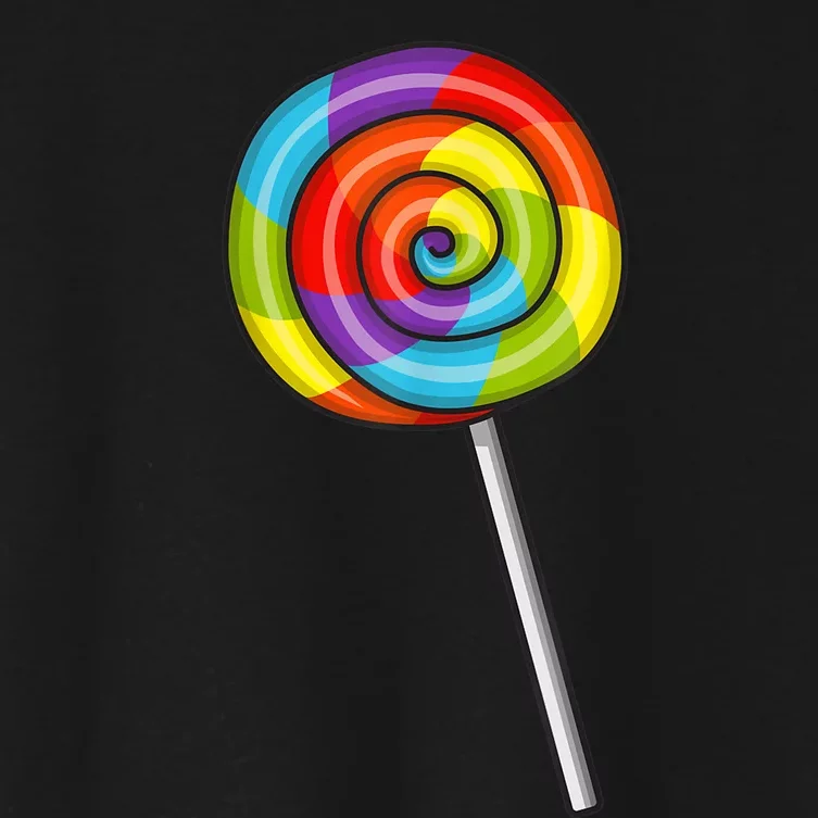 lollipop candy Design for a lollipop lover Women's Crop Top Tee