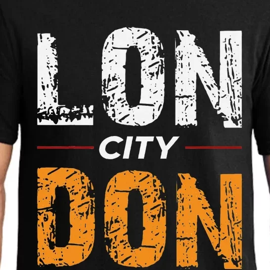 Lon City Don London City Ceremonial County Patriot Saying Pajama Set