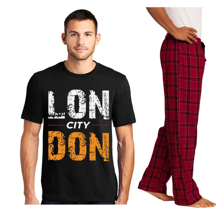 Lon City Don London City Ceremonial County Patriot Saying Pajama Set