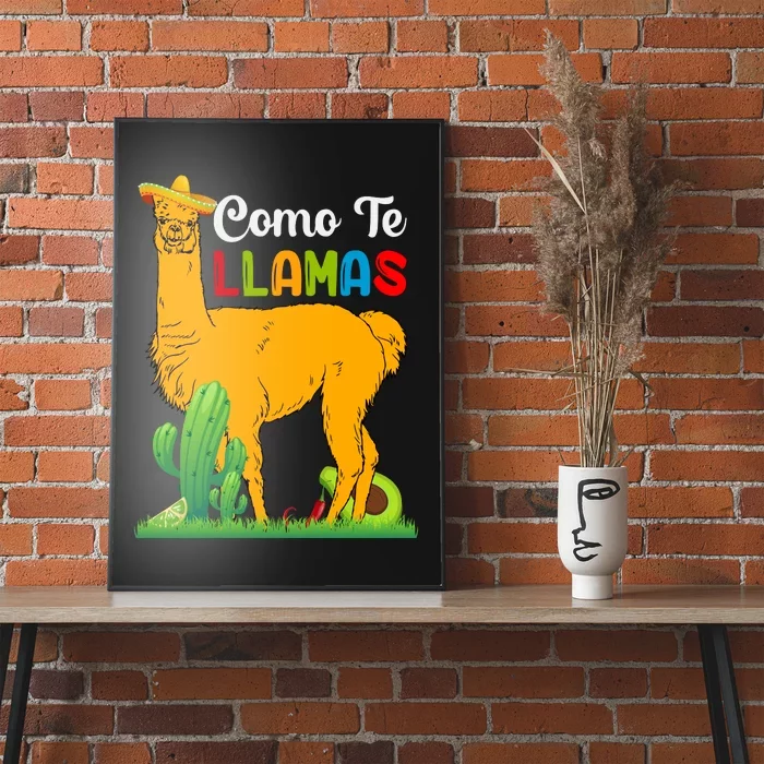 Llama Cinco De Mayo T Poster