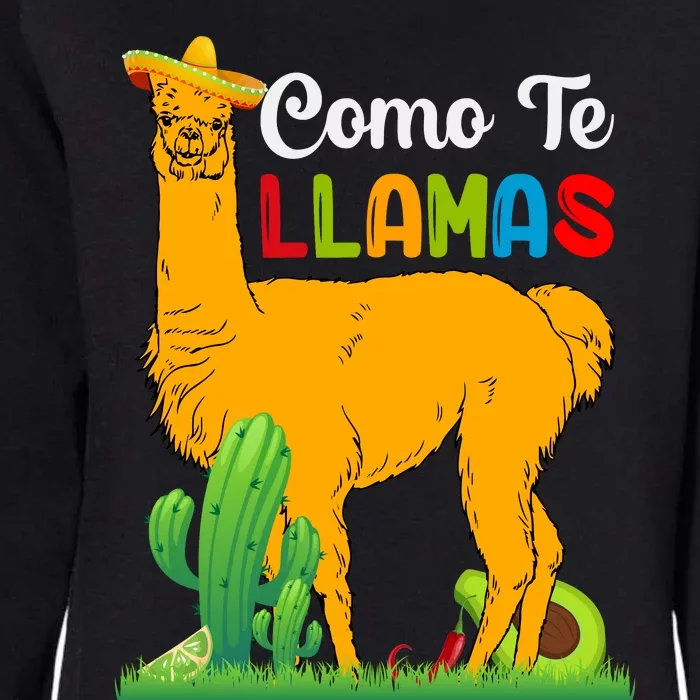 Llama Cinco De Mayo T Womens California Wash Sweatshirt