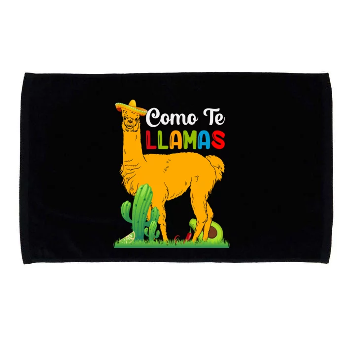 Llama Cinco De Mayo T Microfiber Hand Towel