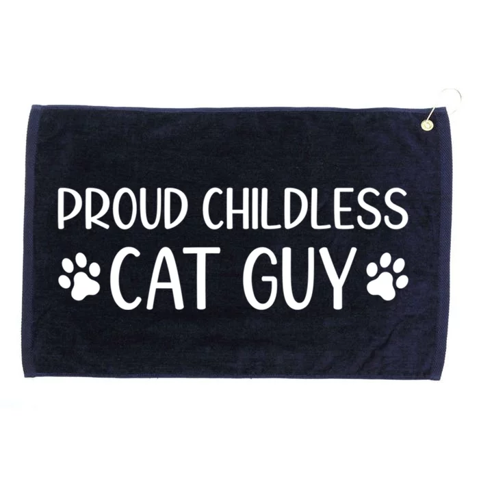 Less Cat Dudes S Cat Dad Proud Less Cat Guy Cool Gift Grommeted Golf Towel