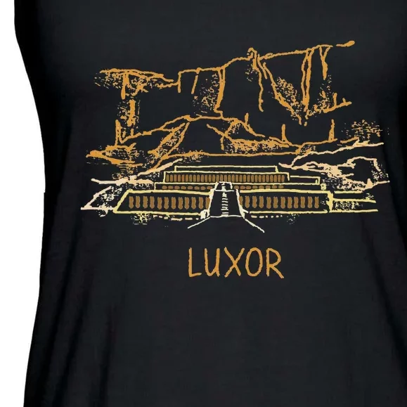 Luxor City Egypt souvenir gift Ladies Essential Flowy Tank