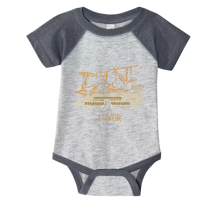 Luxor City Egypt souvenir gift Infant Baby Jersey Bodysuit