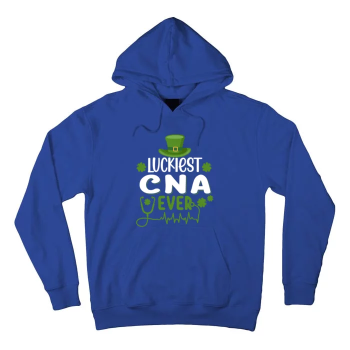 Luckiest Cna Ever Gift Irish Nurse St Patrick's Day Funny Gift Cute Gift Tall Hoodie