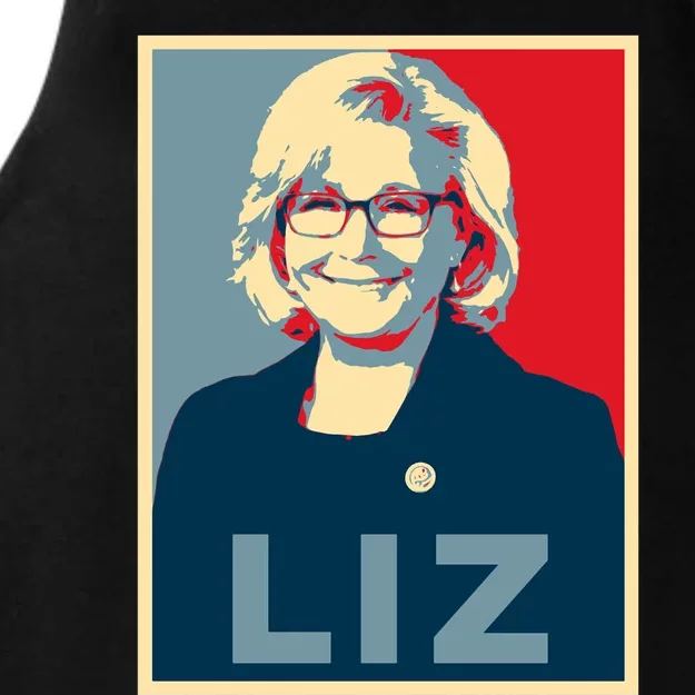 Liz Cheney For President 2024 Usa Political Election Ladies Tri-Blend Wicking Tank