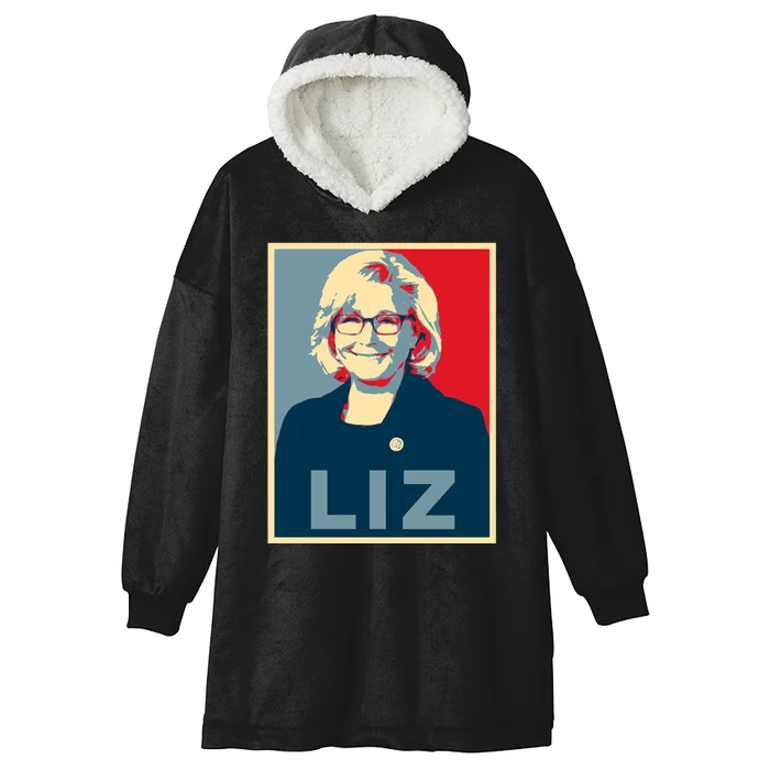 Liz Cheney For President 2024 Usa Political Election Hooded Wearable Blanket